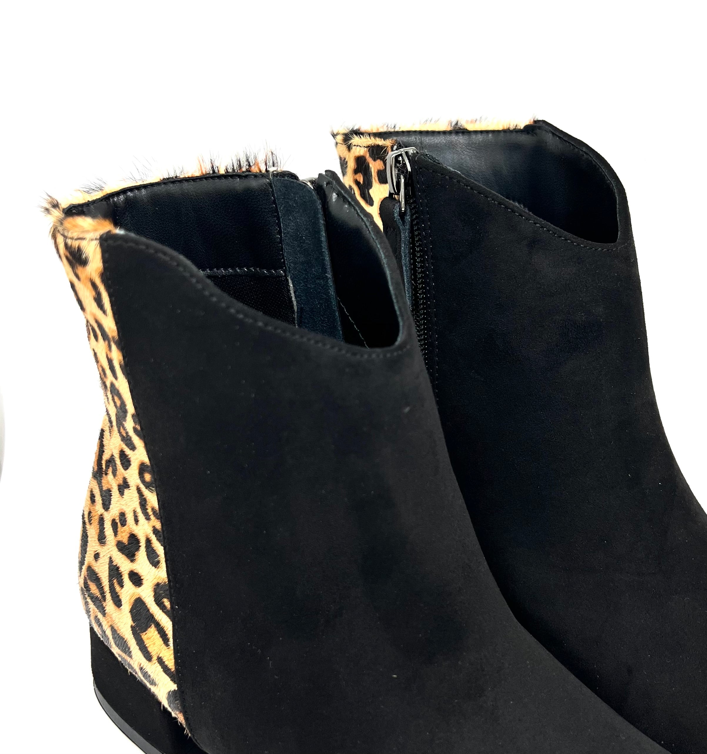 Stivaletto camoscio maculato