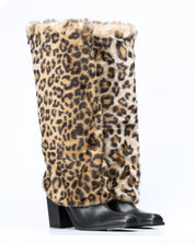 Stivale in pelle Leopard