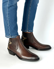 Tronchetto Star moro in pelle vintage