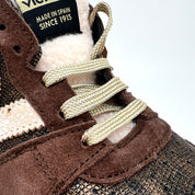 Sneaker Victoria mix cioccolato