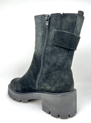 Stivaletto camoscio nero Debby