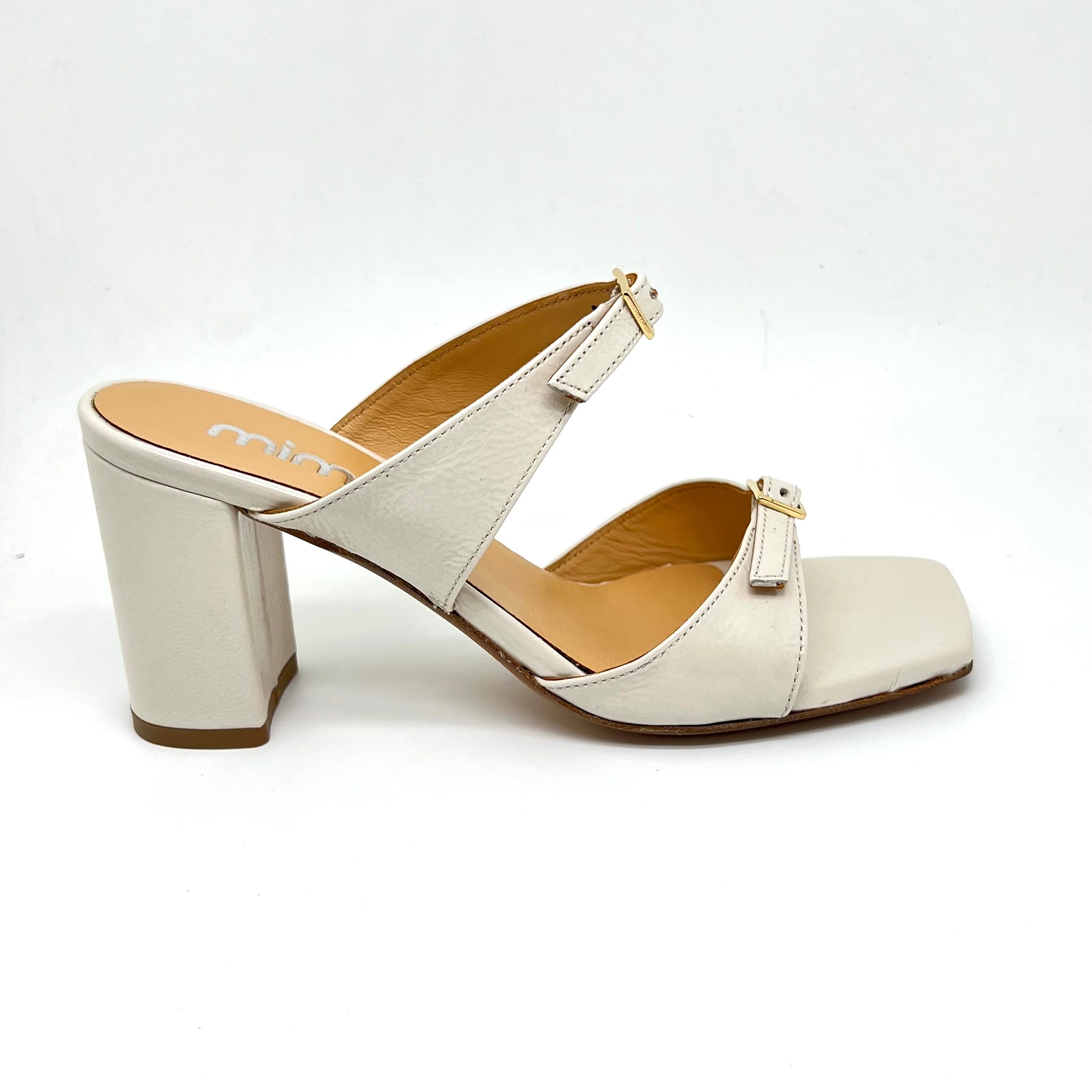 Sandalo Nicole vernice beige