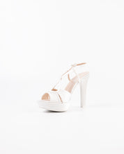 Sandalo sposa con plateau
