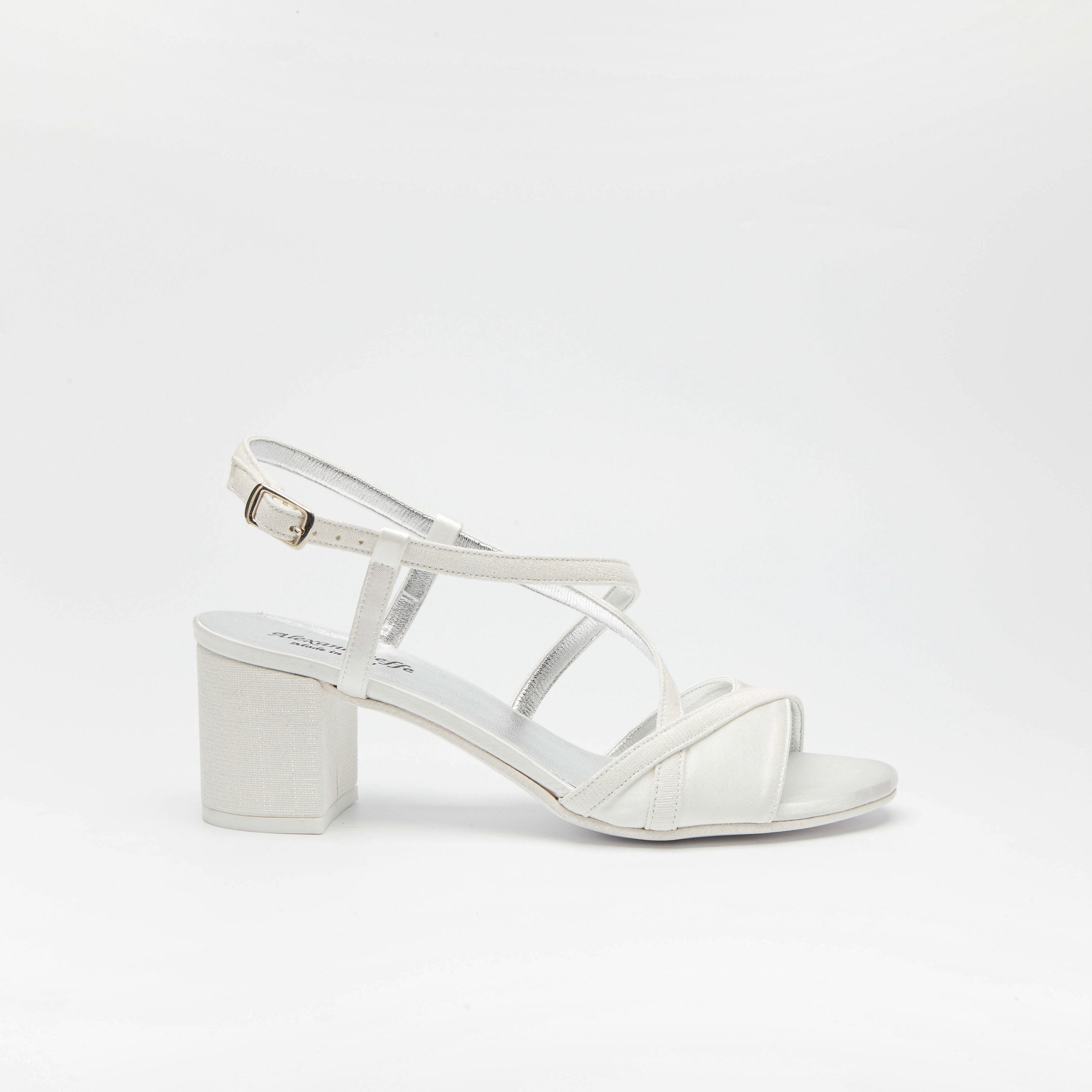 Sandalo Sposa tacco basso