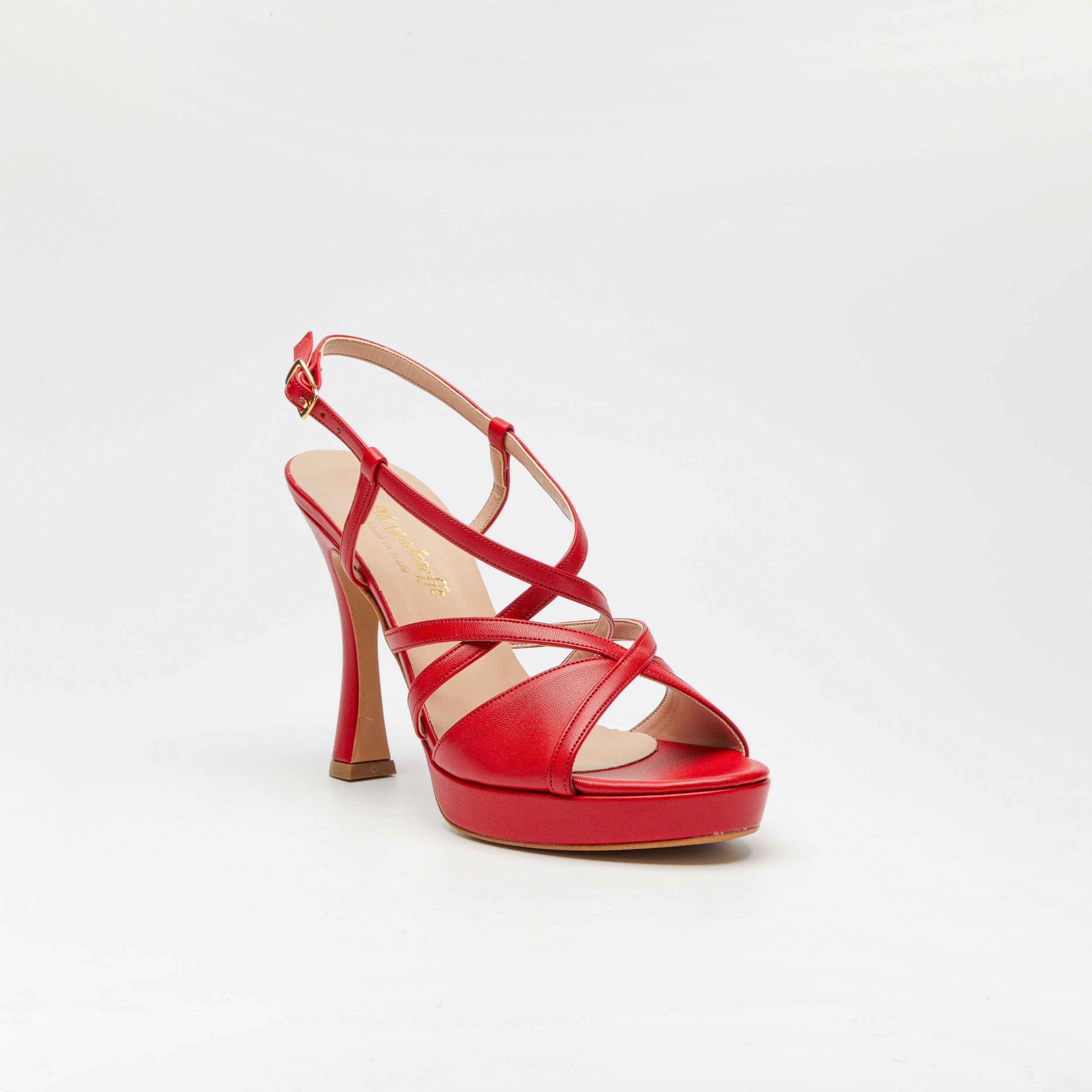 Sandalo rosso valentino tacco 100