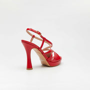 Sandalo rosso valentino tacco 100