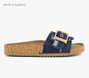 Ciabattina denim Colors of California se