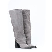 Stivale Roby camoscio grigio