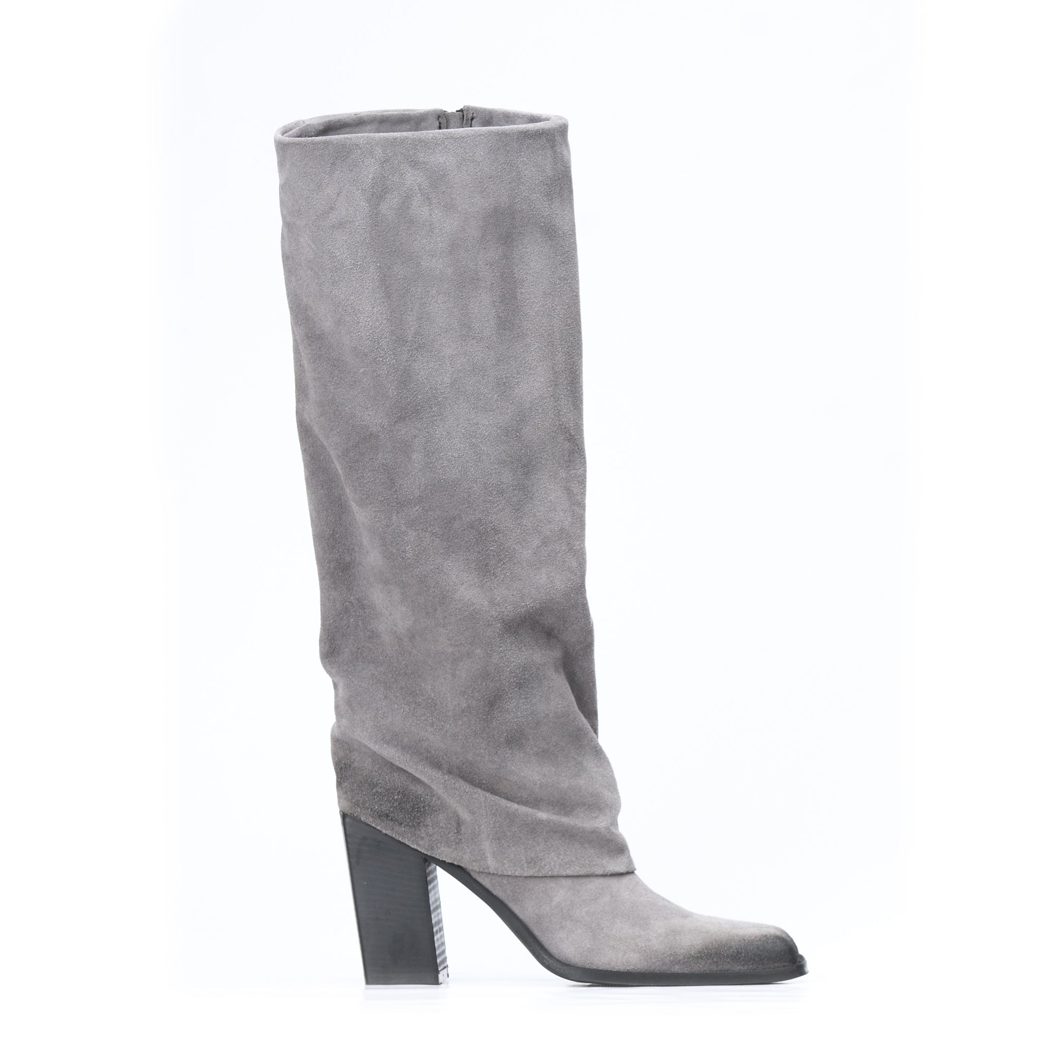 Stivale Roby camoscio grigio