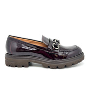 Mocassino vernice Burgundy