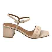 Sandalo vernice nude tacco 60