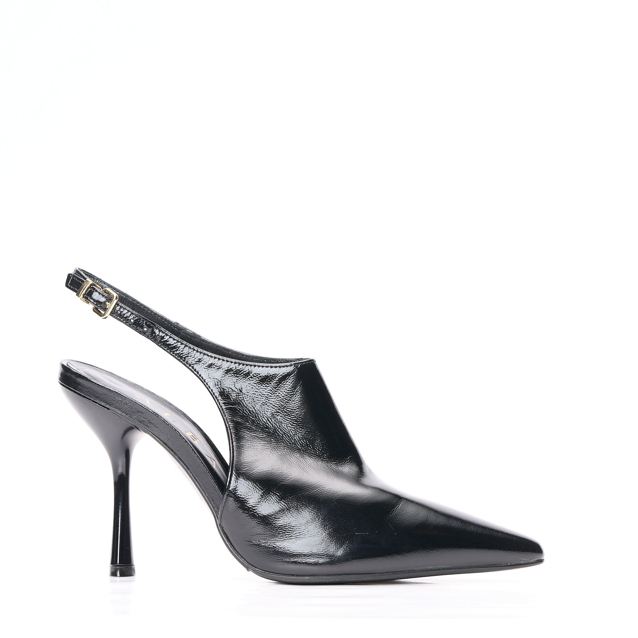 Chanel pelle nero tacco alto Albano