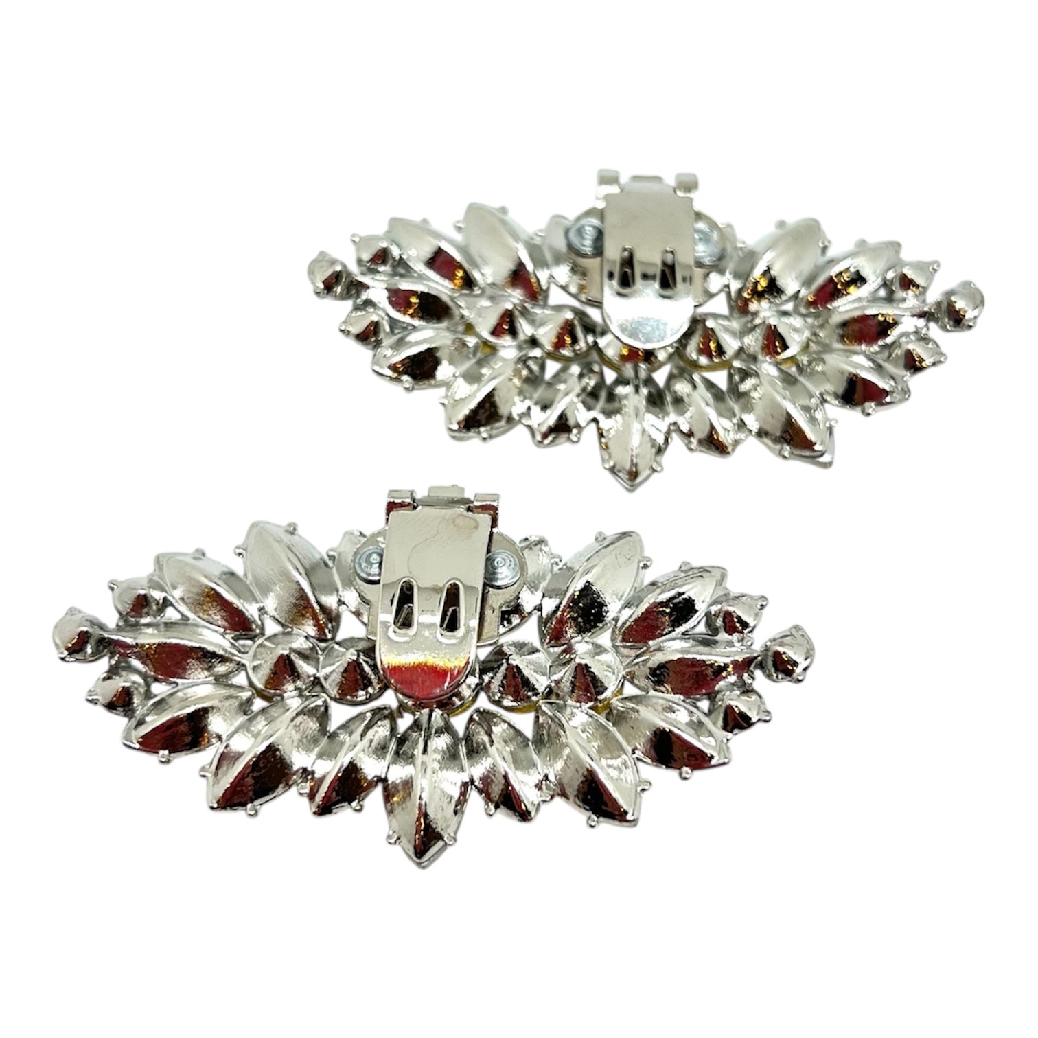 Fibbia gioiello argento per scarpe Lulù