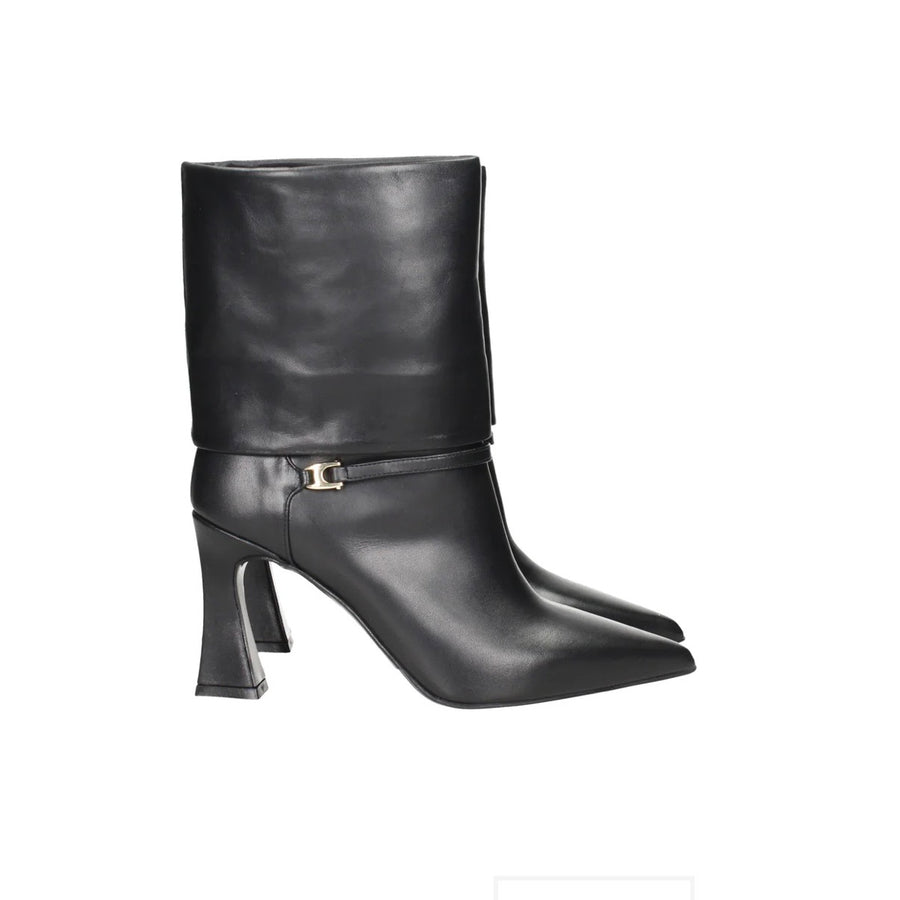Stivaletto pelle nero Albano