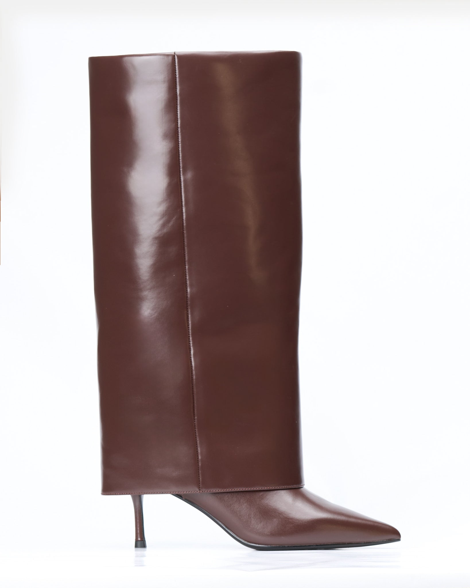 Stivale Eva in pelle cioccolato