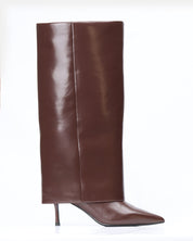 Stivale Eva in pelle cioccolato