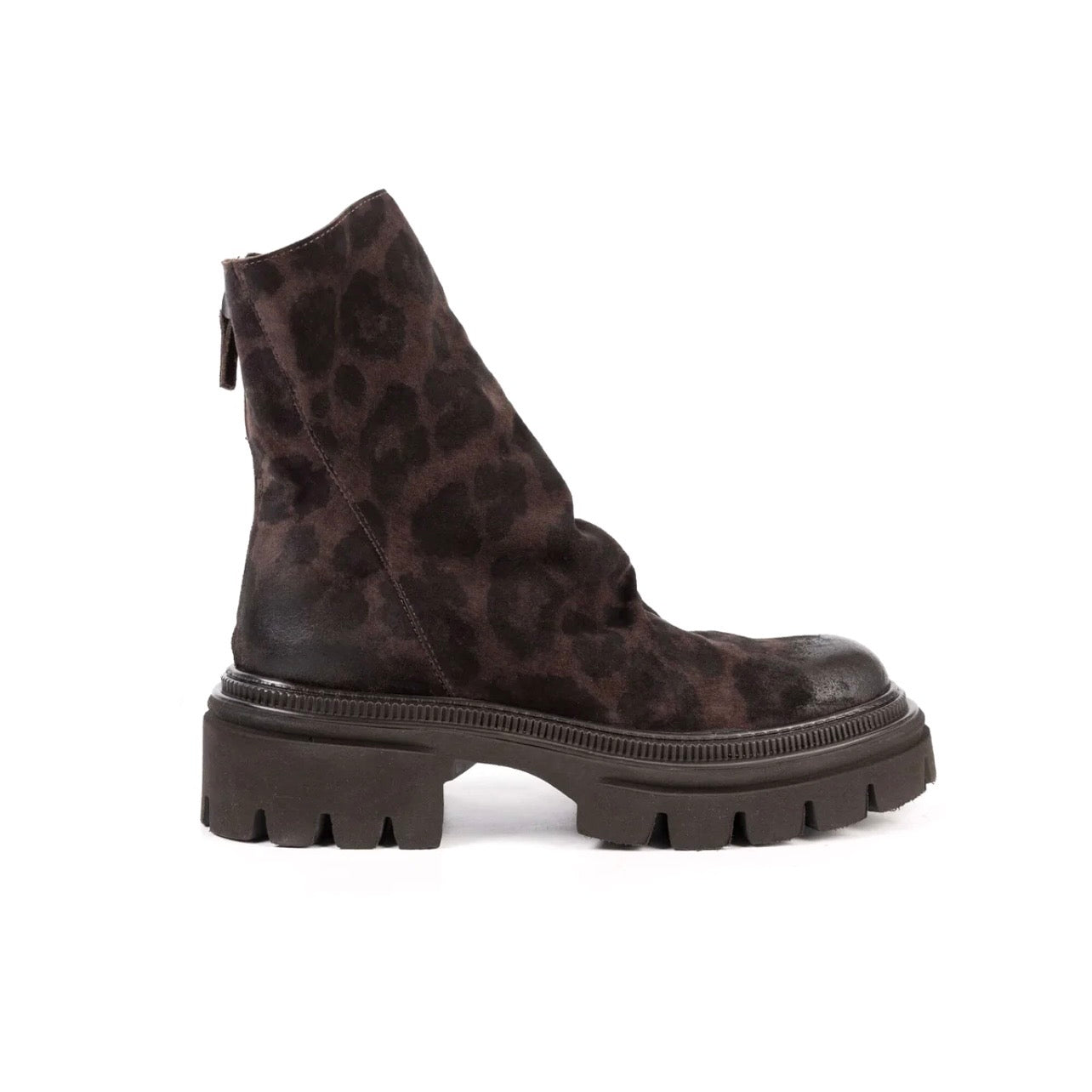 Stivaletto camoscio maculato Gisel