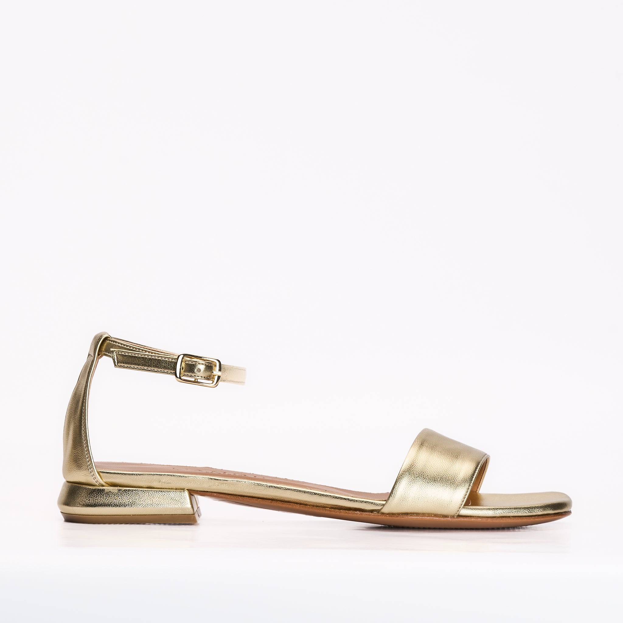 Sandalo basso platino