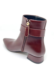Stivaletto pelle vino Dory