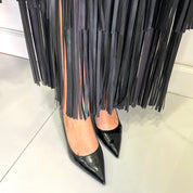 Décolleté vernice nero tacco 50 Gaia
