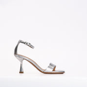 Sandalo fascia argento