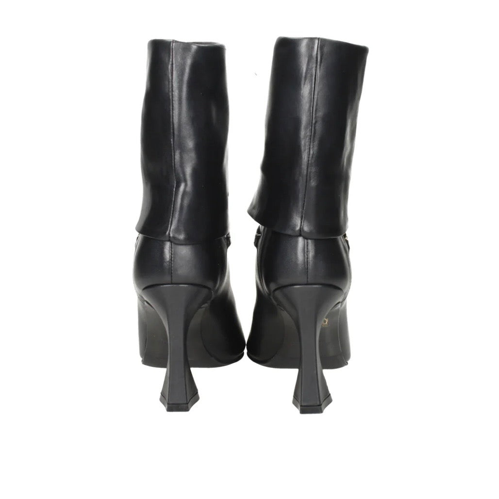 Stivaletto pelle nero Albano