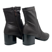 Stivaletto elasticizzato moro Ariel