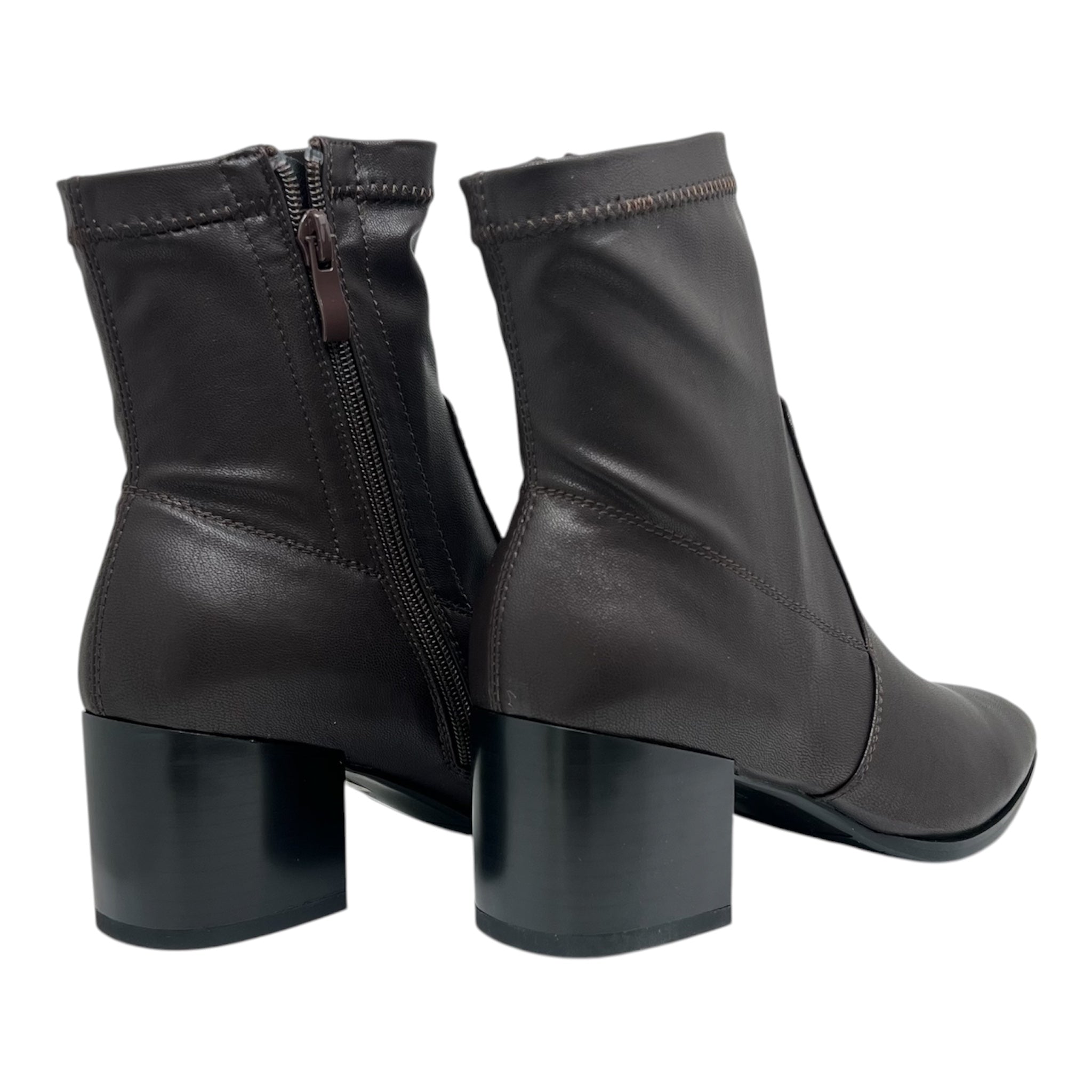 Stivaletto elasticizzato moro Ariel