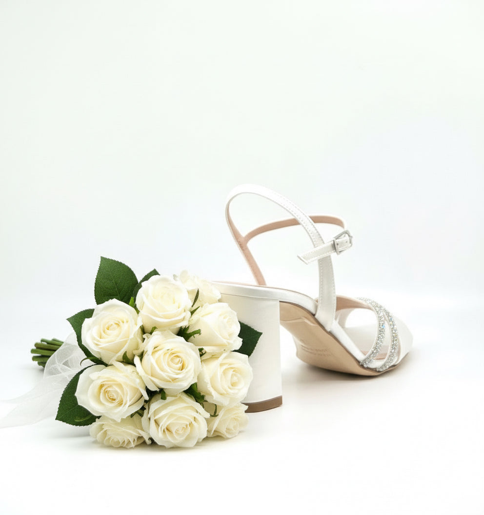 Sandalo sposa gioiello comodo