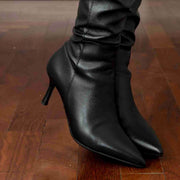Stivale nero elasticizzato