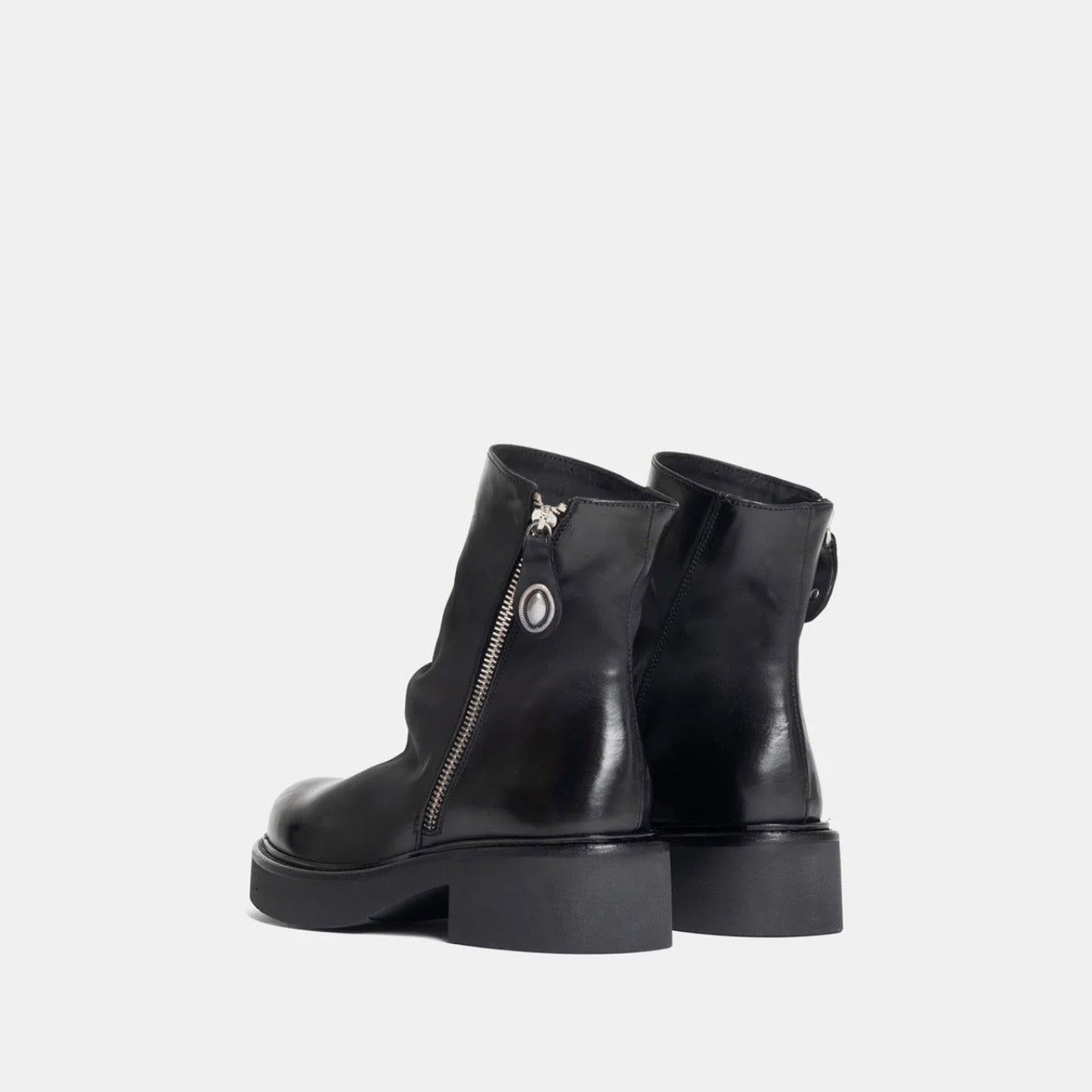 Stivaletto pelle nera Metisse