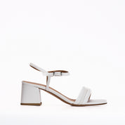Sandalo bianco tacco 50 Iris