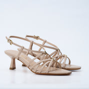 Sandalo nude comodo Albano