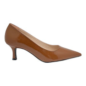 Décolleté vernice cuoio tacco 50 Gaia
