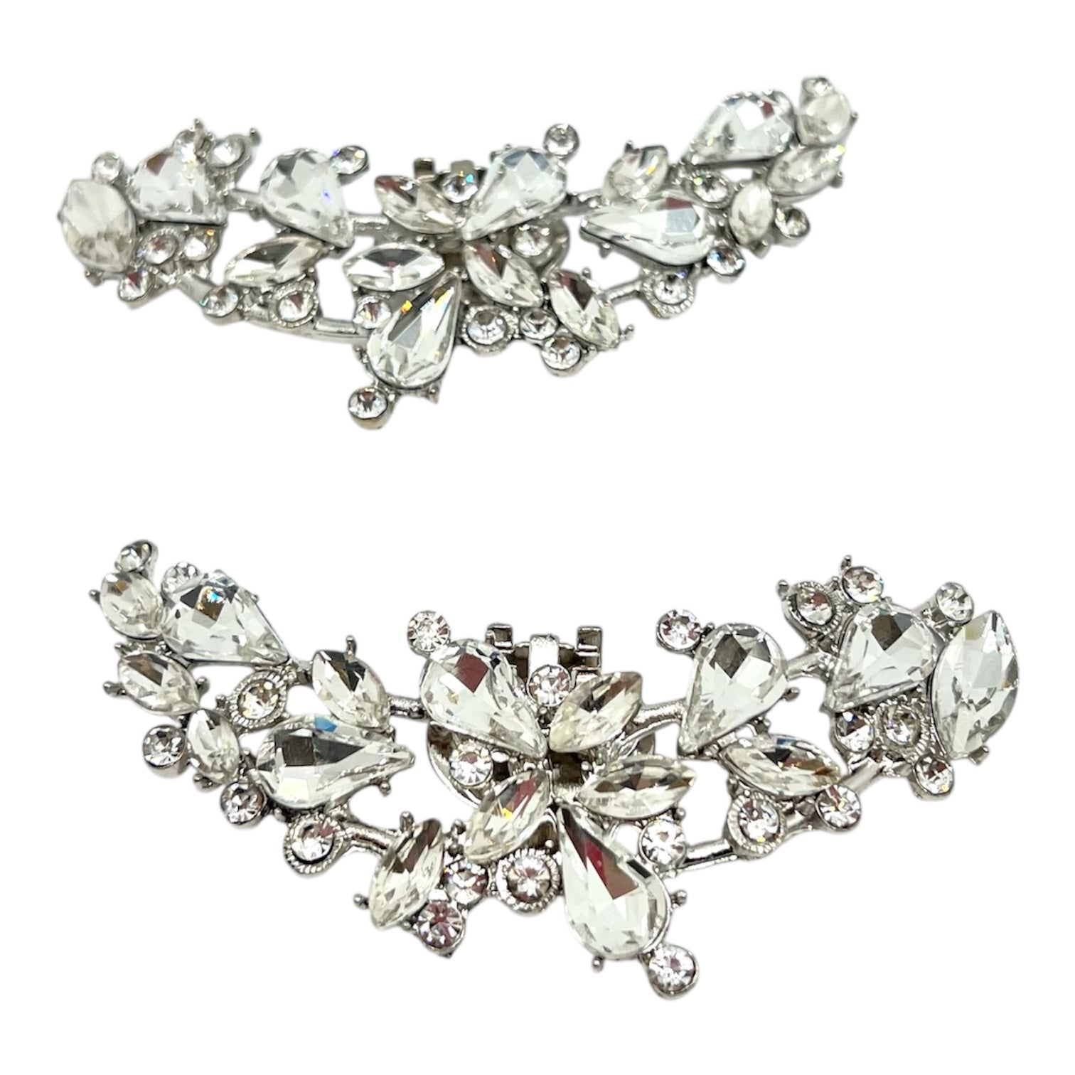 Clip gioiello argento per scarpe