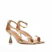 Sandalo fascia platino