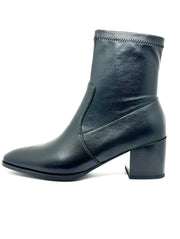 Stivaletto nero tacco comodo