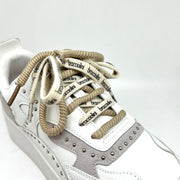 Sneakers bianca e fango Braccialini