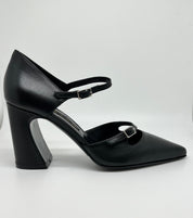 Slingback Albano pelle nera