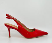 Cuir verni rouge Chanel