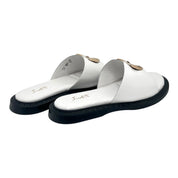 Ciabatta pelle bianca Judit