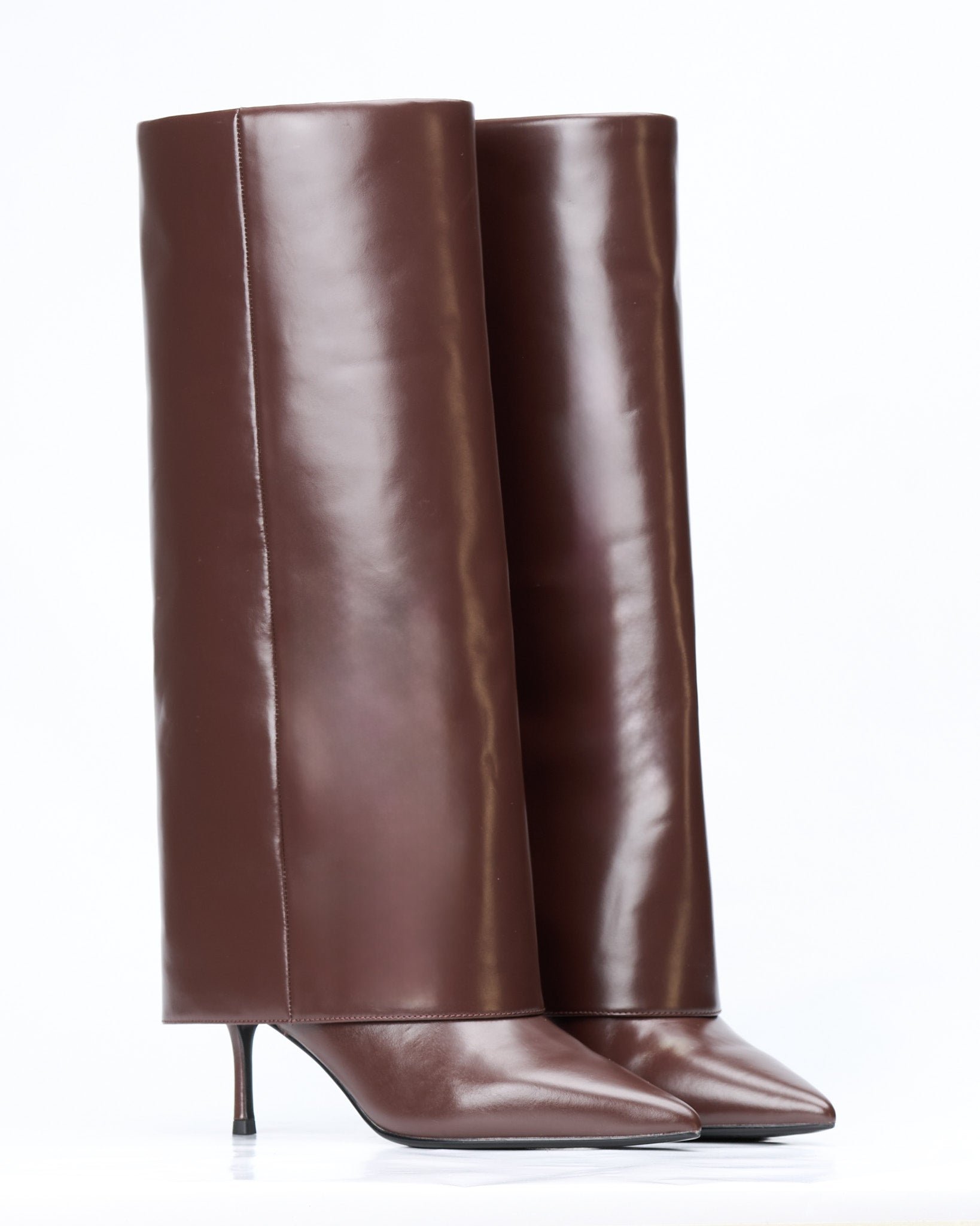 Stivale Eva in pelle cioccolato
