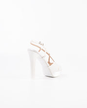 Sandalo sposa con plateau