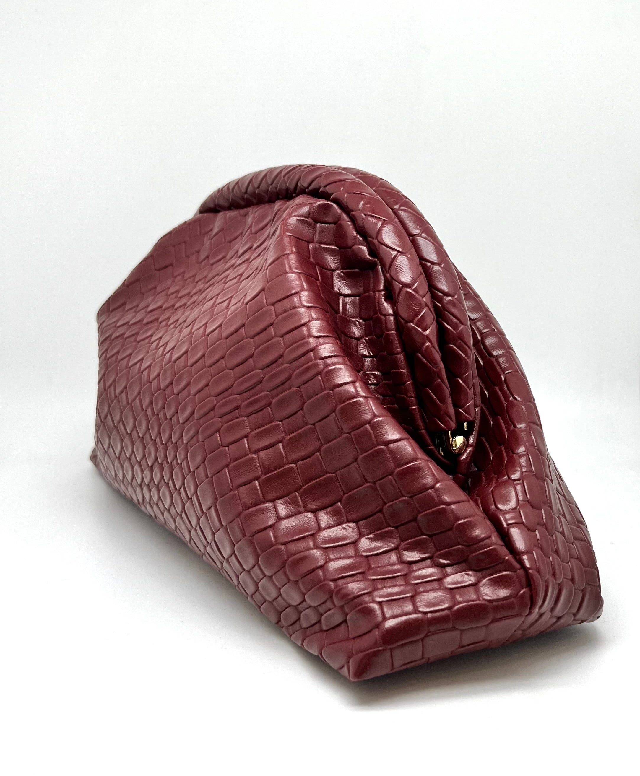 Borsa bocconcino intrecciato