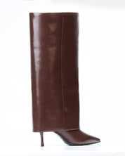 Stivale Eva in pelle cioccolato