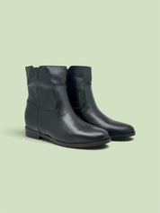 Stivaletto pelle con rialzo made in Italy