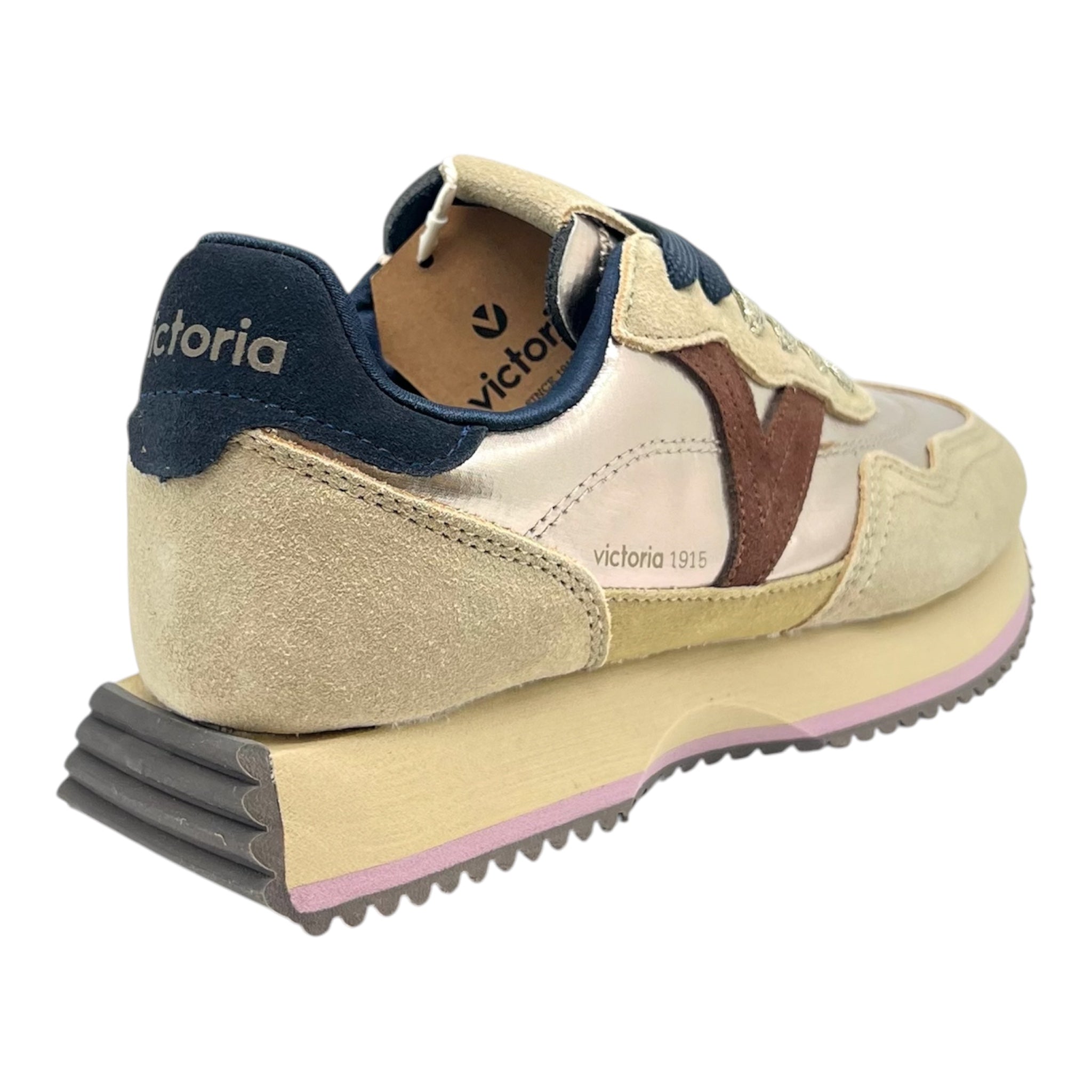 Sneaker Victoria Cosmos platino
