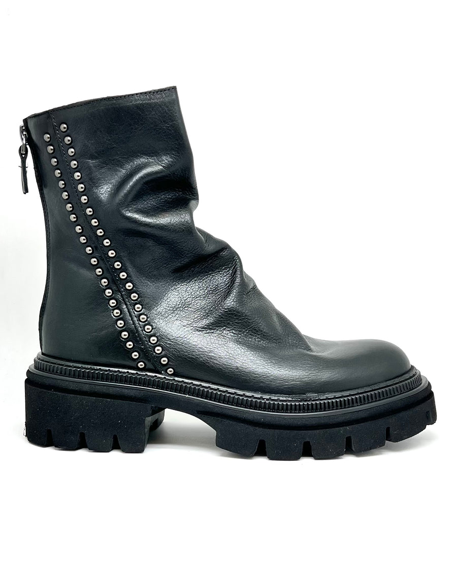Stivaletto pelle nero Mimmù
