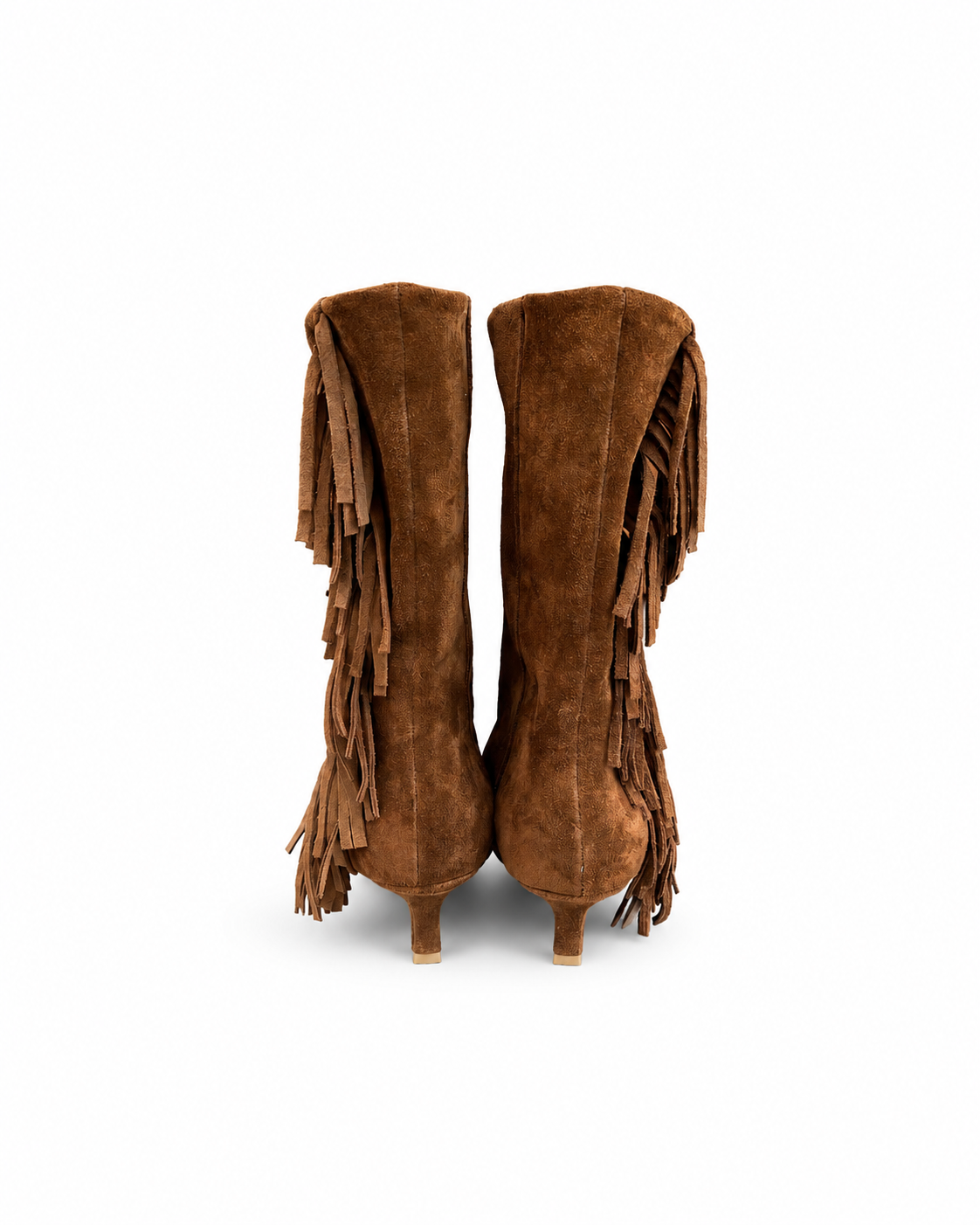 Stivaletto camoscio cuoio tacco 5cm kecca