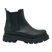 Stivaletto pelle nero Dany